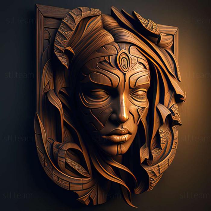 3D model Tomb Raider 2 Golden Mask game (STL)